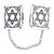 Talit Clips | Magen David