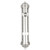 Mezuzah Case | Plexiglass - Laser Cut Inscribed Metal Plaque - Sha'ar Vilna /12cm