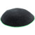 Kipa | Knitted Dmc Black With Green Line /16 Cm