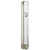 Mezuzah Case | Plastic Transparent with Rubber Cork with the letter Shin - no holes /12cm