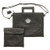 Talit & Tefilin Set | Faux Leather With Handles- Black /38x31cm