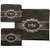 Talit & Tefilin Rashi 3 Pc. Set 43*39 Cm- Black