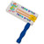 Gragger | Elegant | White Background, Blue Handle | Multicoloured 'happy Purim' Design /16x14 Cm