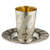 Kiddush Cup | Elegant With Saucer /8.5cm
