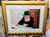 Photo of Lubavitcher Rebbe | Sicha at Shtender | Framed /39.5 x 49.5cm