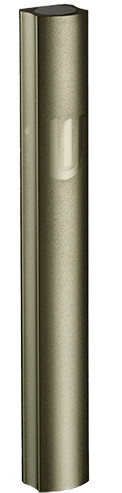 Mezuzah Case | Aluminum Dotted Green | "Shin" /10cm