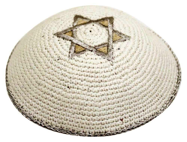Kipa | Knitted | Magen David /17cm