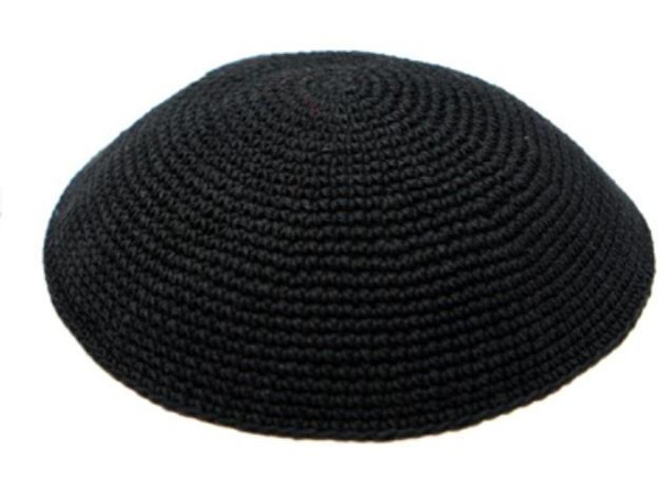 Kipa | Knitted | Plain Black /20cm