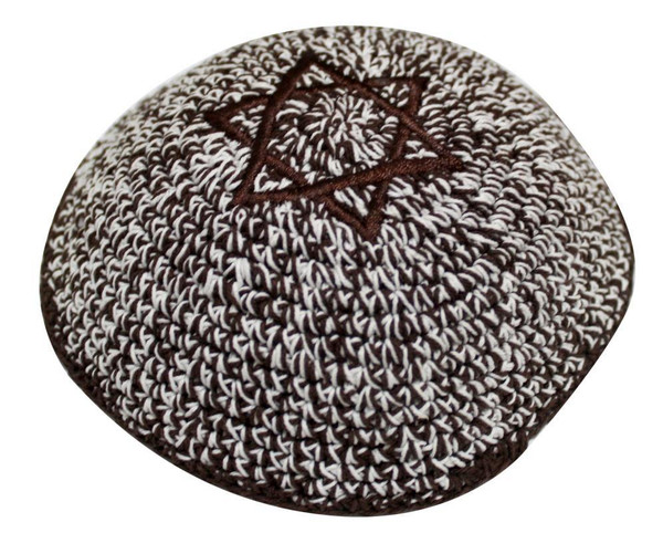 Kipa | Knitted | Netazim Star of David Brow