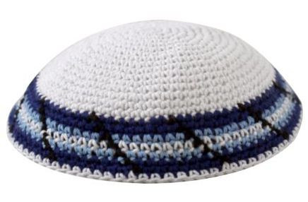 Kipa | Knitted | White With Colors /18cm