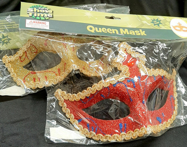 Purim: Glitter Queen Mask
