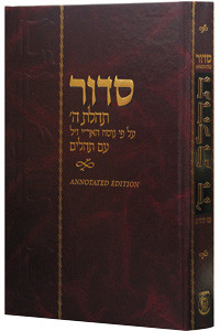 Siddur | Chabad | Annotated Hebrew | Compact Flexi cover
