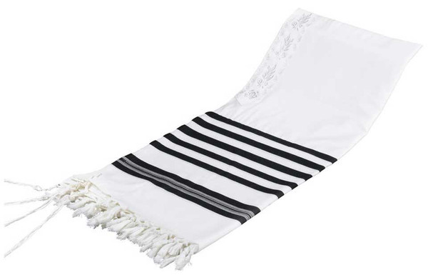 Talit | Wool | Black Stripes /50 Med.