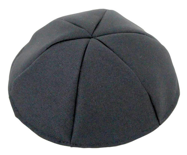 Kipa | Terylene | Black | Six Parts /#4 19cm