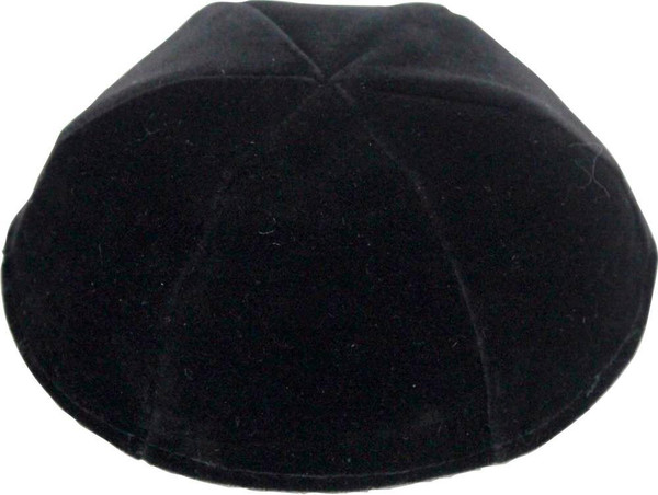 Kipa | Velvet Plush Black | 6 Parts /#3 19 Cm
