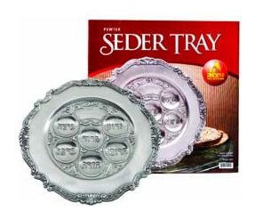 Seder Plate | Pewter /12 inch