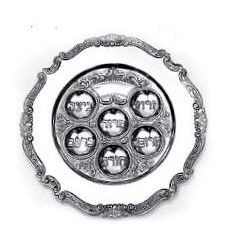 Seder Tray | Silver Plated /12"