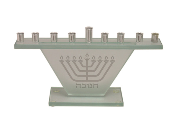 Menorah | Glass | For Candles
