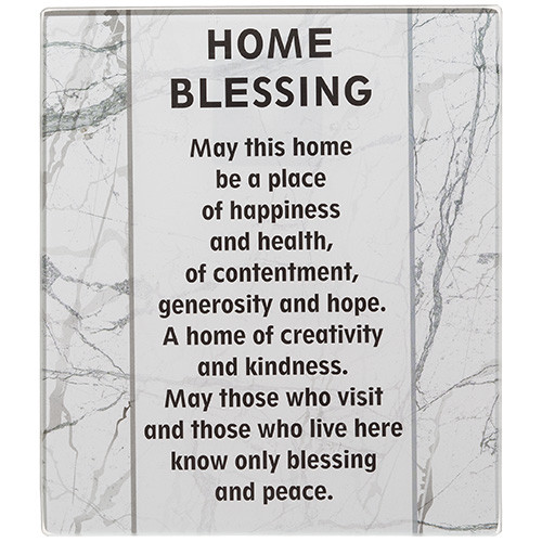 Blessing for Wall Hanging | Reinforced Glass /16x19cm