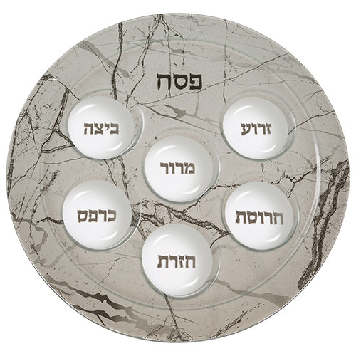 Passover Plate | Glass /40cm