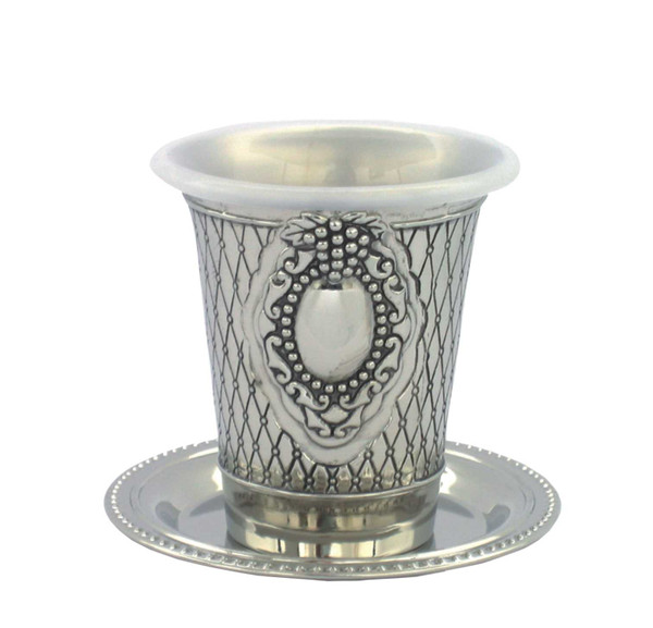 Kiddush Cup | With Saucer Silver Plated
