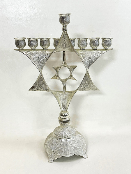 Menorah | Silver plate | 118 /H 36cm