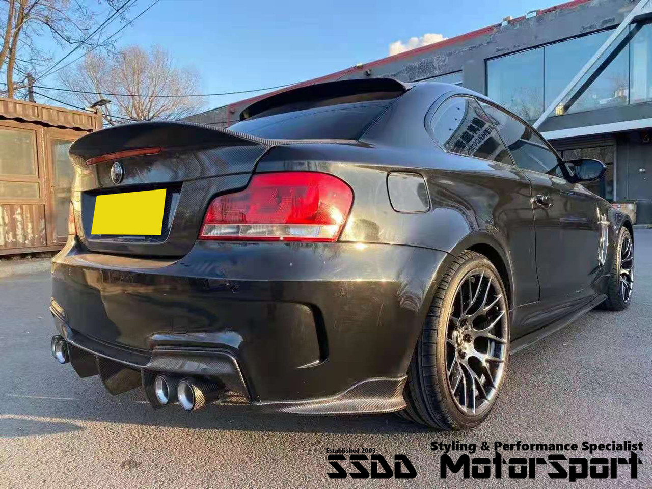 BMW E82 1M Coupe EVO Carbon Rear Bumper Diffuser SSDD MotorSport Ltd