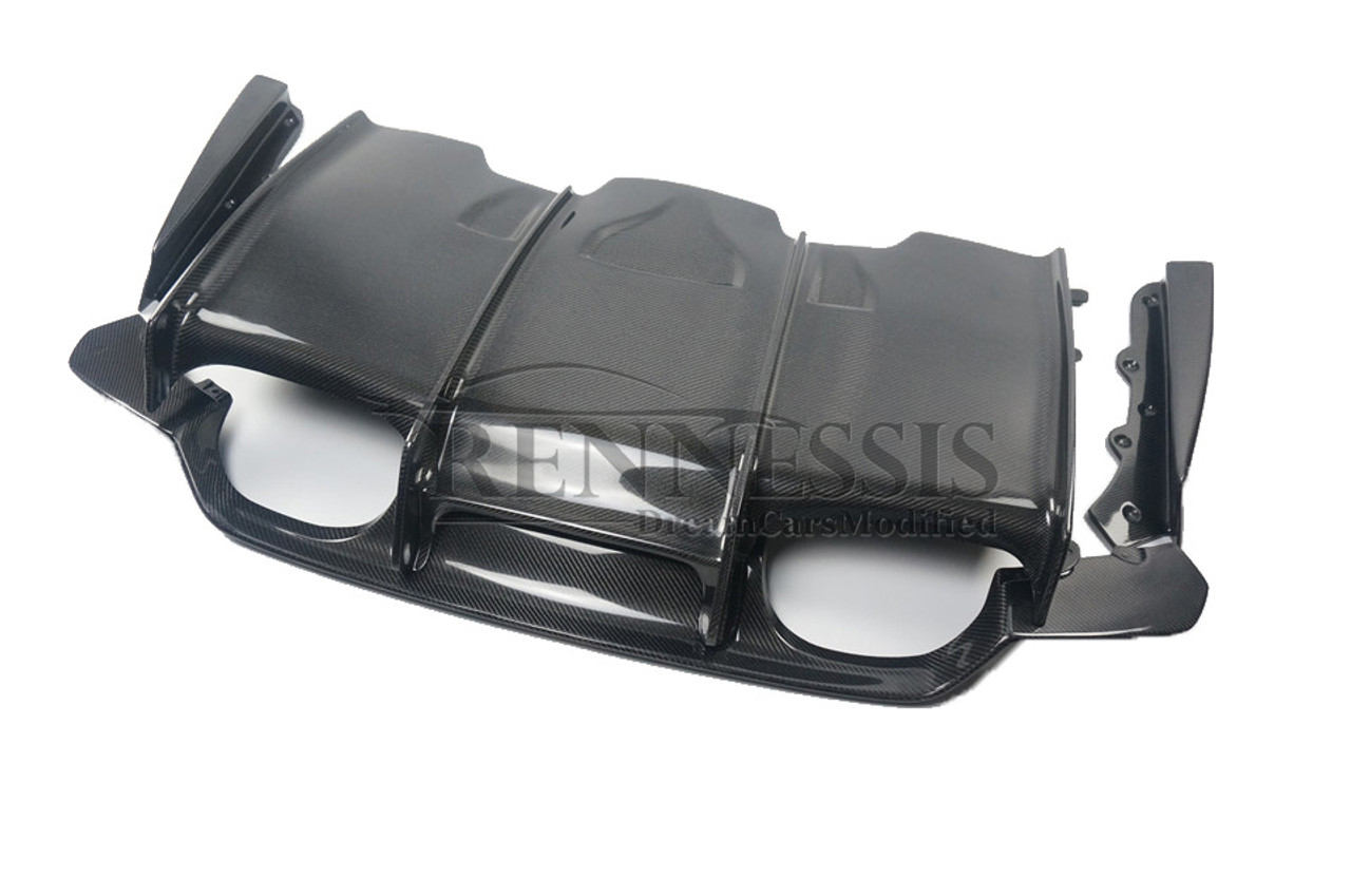 F M3 F F M4 PSM Style Carbon Fibre Rear Diffuser