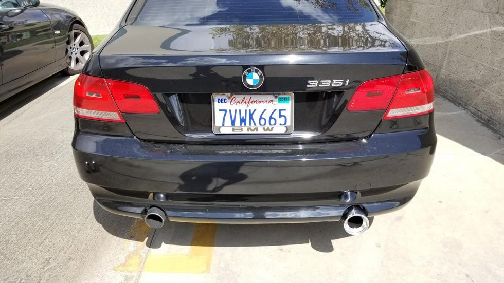 Bms Bmw E90 E91 E92 E93 N54 335i Billet Exhaust Tips