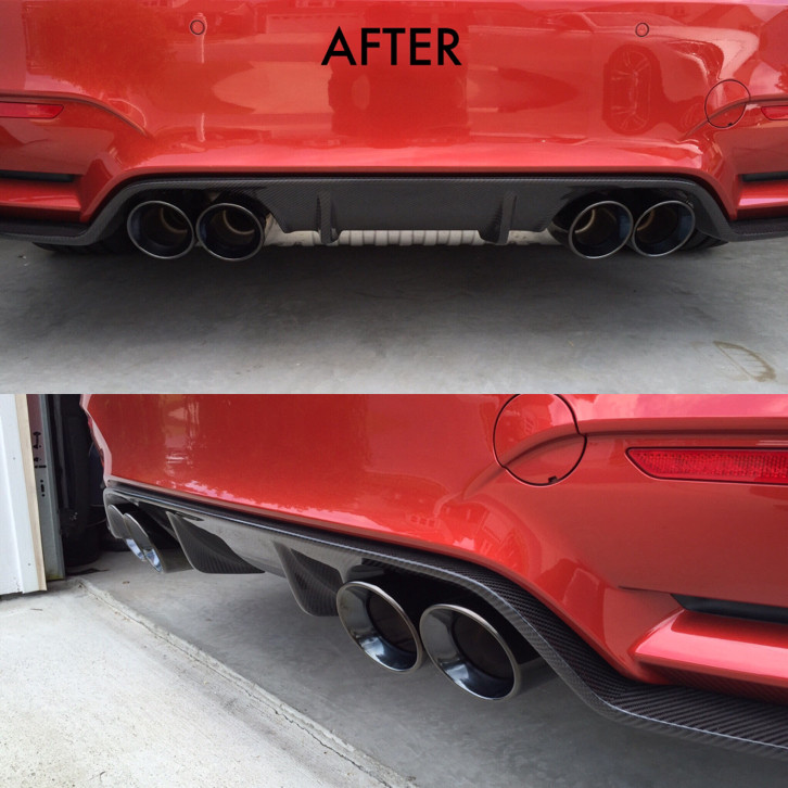 BMS BMW S55 F80 M3 F82 F83 M4 3.75" SlipOn Exhaust Tips