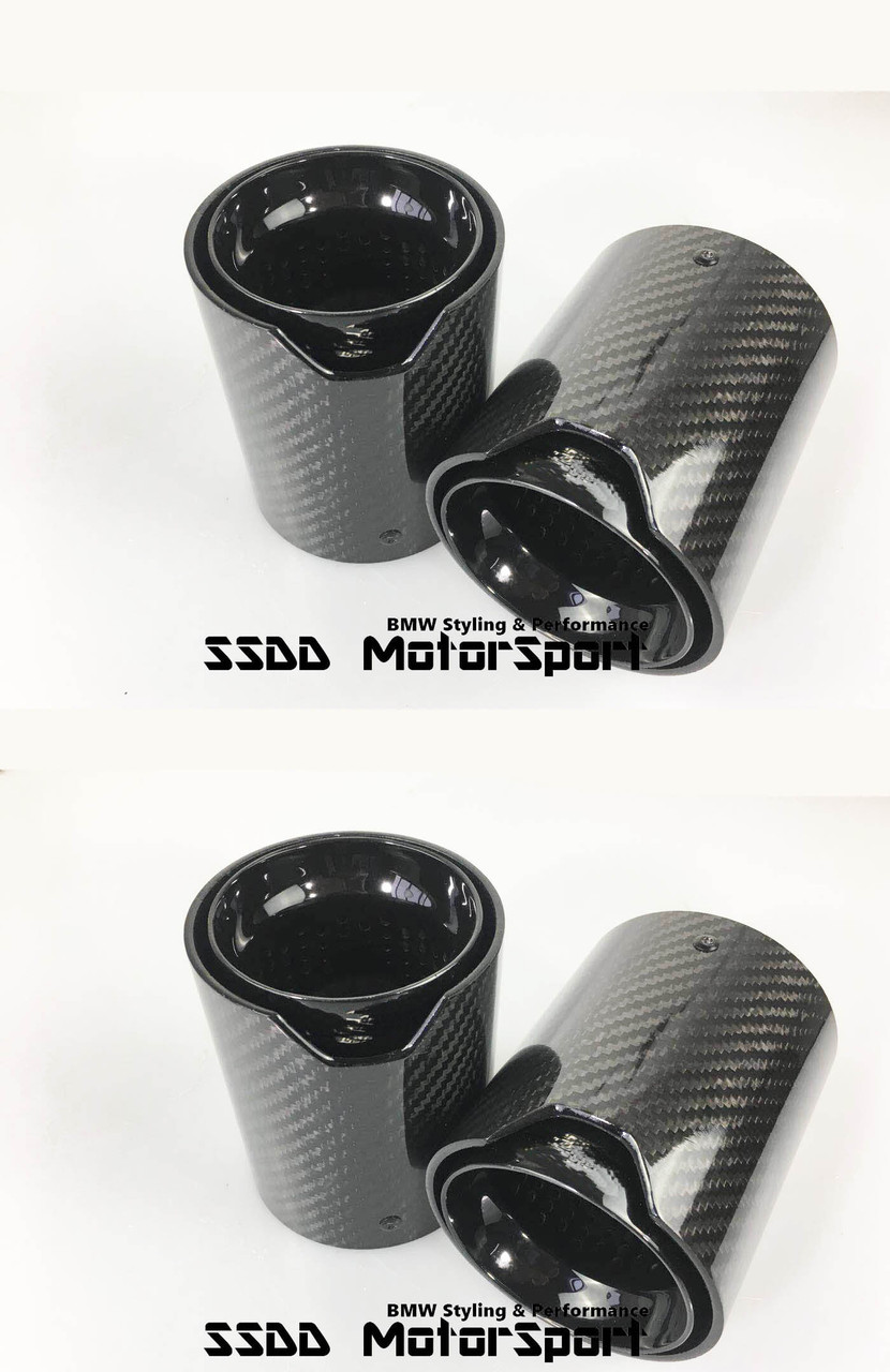 BMW M2, M3, M4, M5 M6 Carbon & Gloss Black Stainless Steel Perforated ...