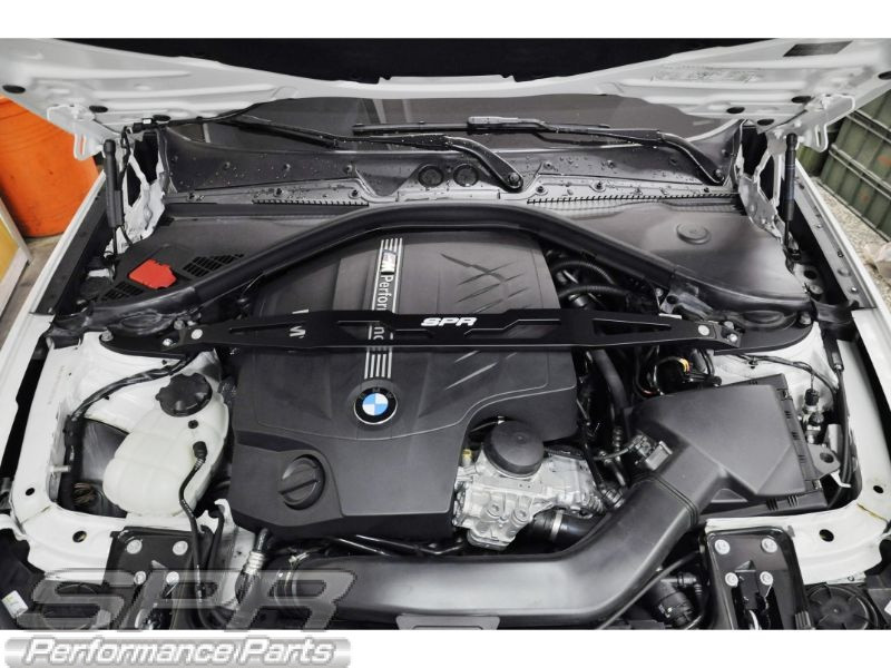 BMW F20 F30 Upto 2015 Black Aluminium Front Strut Brace SSDD