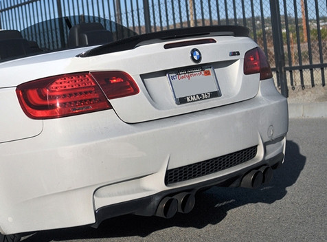 希少  Performance E92 E93 E93 Convertible Performance High Kick Carbon Boot Spoiler