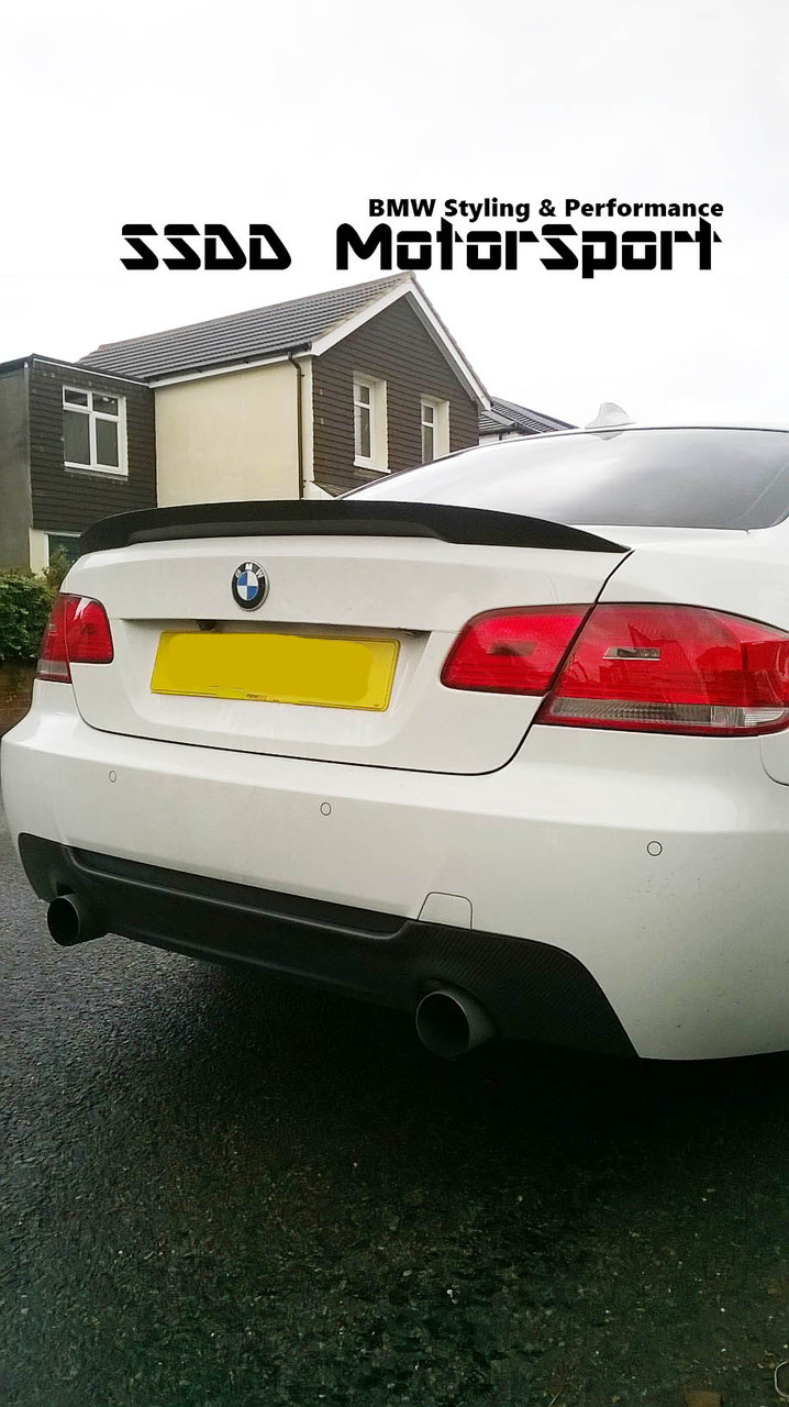 BMW E92 Coupe Performance Look Carbon Fibre Boot Spoiler