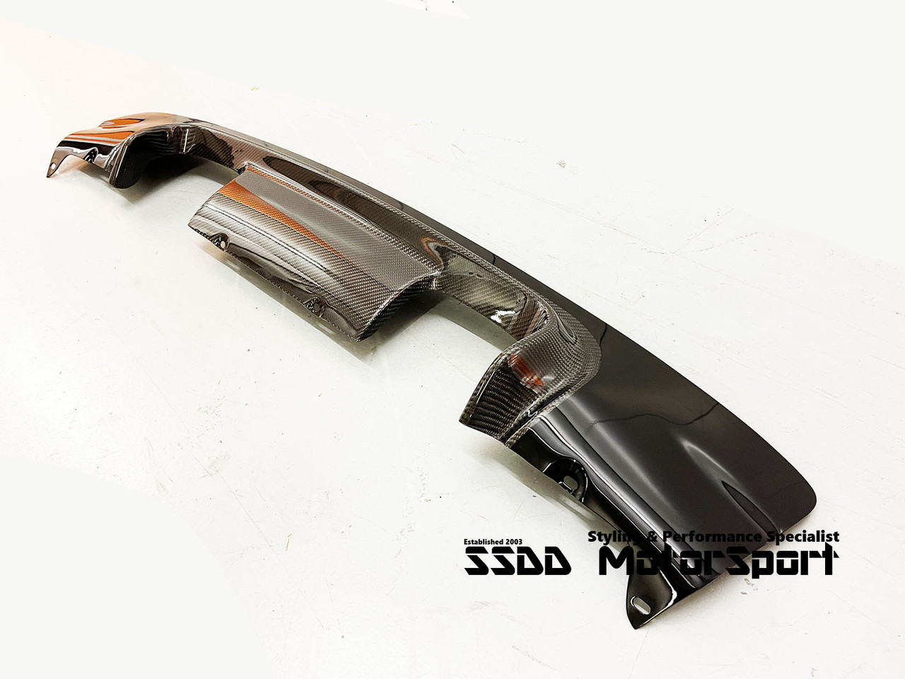 E46 M3 CSL Style Rear Diffuser Full or Half Carbon Fibre
