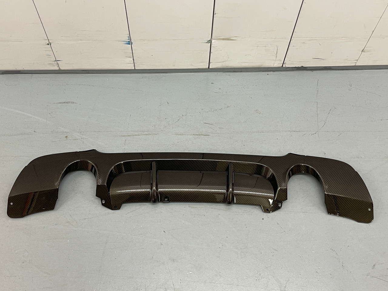 BMW E92 E93 335i 335d Performance Style Carbon Fibre Look Rear Bumper ...
