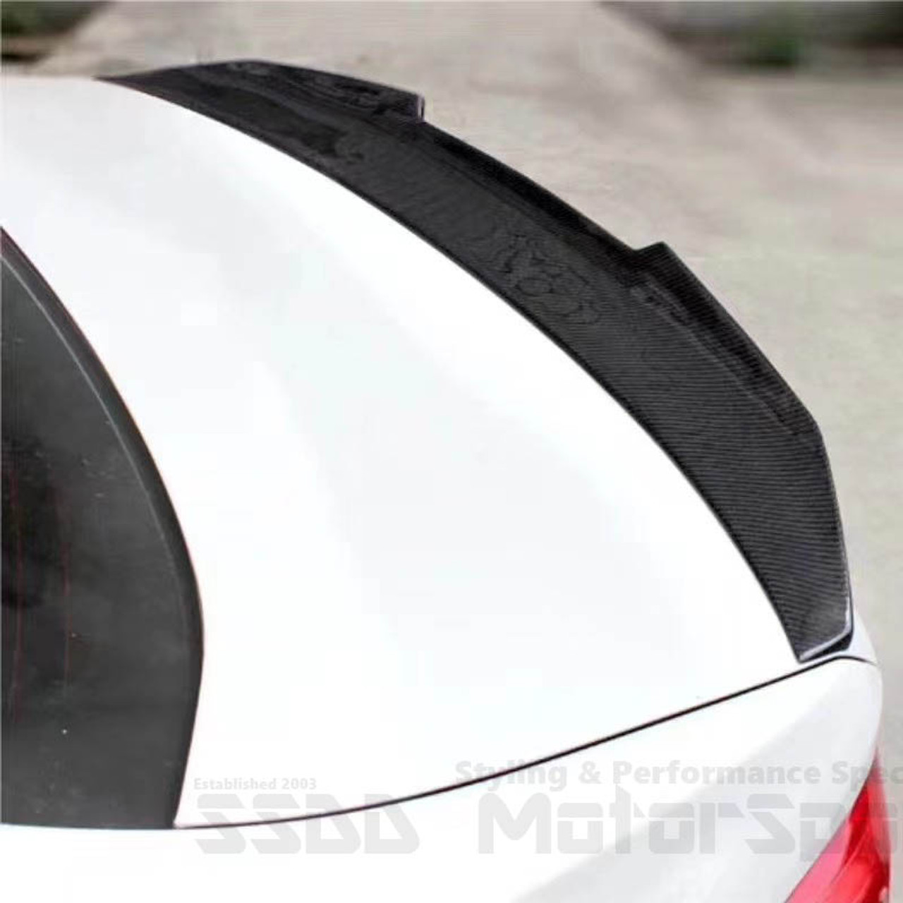 BMW F10 & F10 M5 PSM Style High Kick Dry Carbon Rear Boot Spoiler - SSDD  MotorSport Ltd
