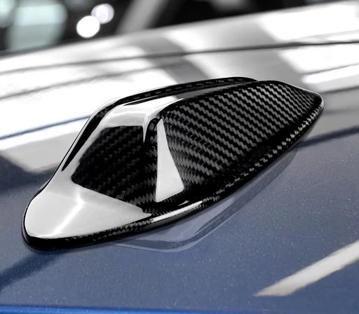 KUNGKIC Fibra di carbonio Auto Antenna Tetto Esterno Accessori Pinna di
