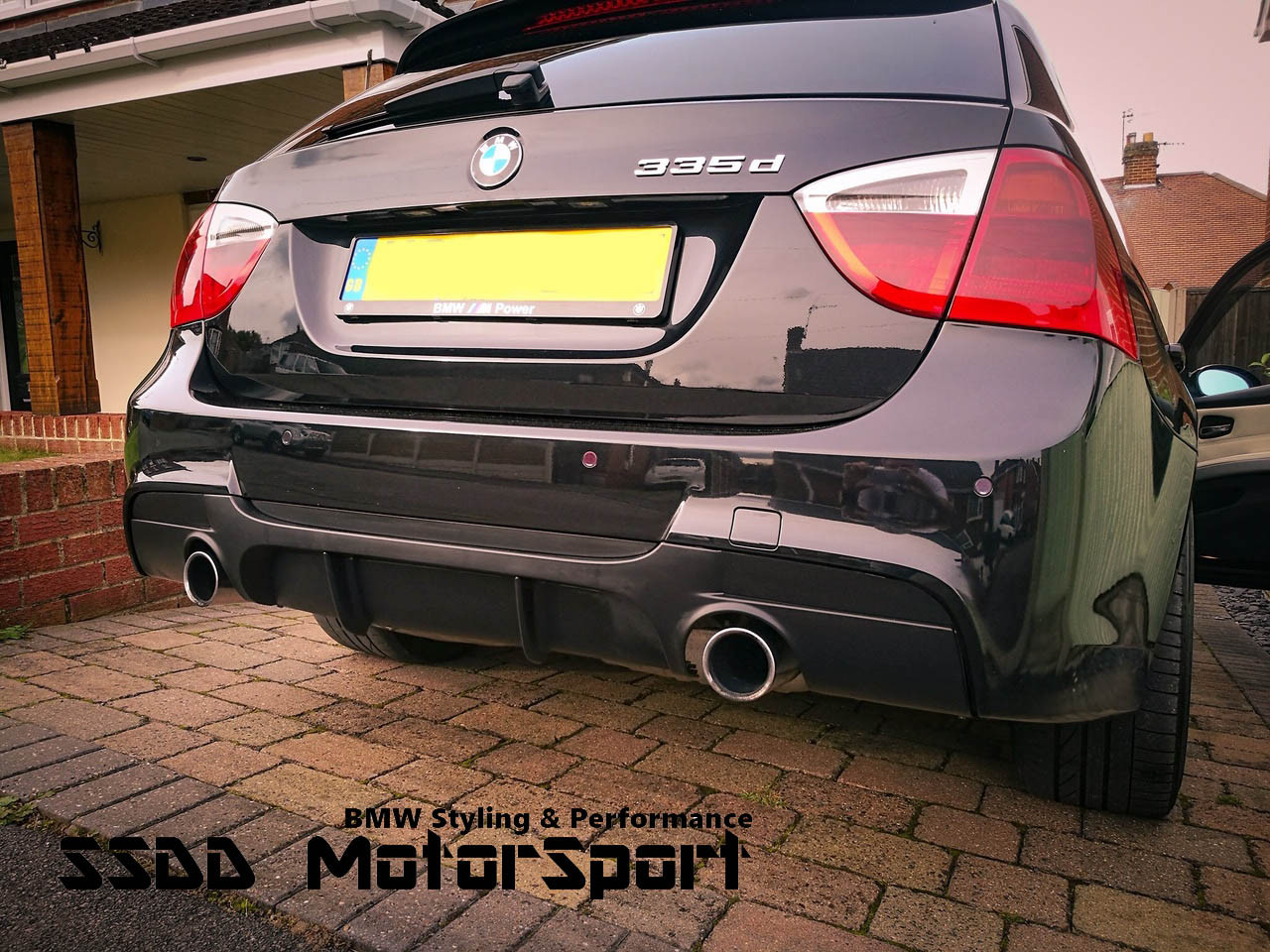 E90 E91 MSport Performance Single, Dual, or Quad Diffuser