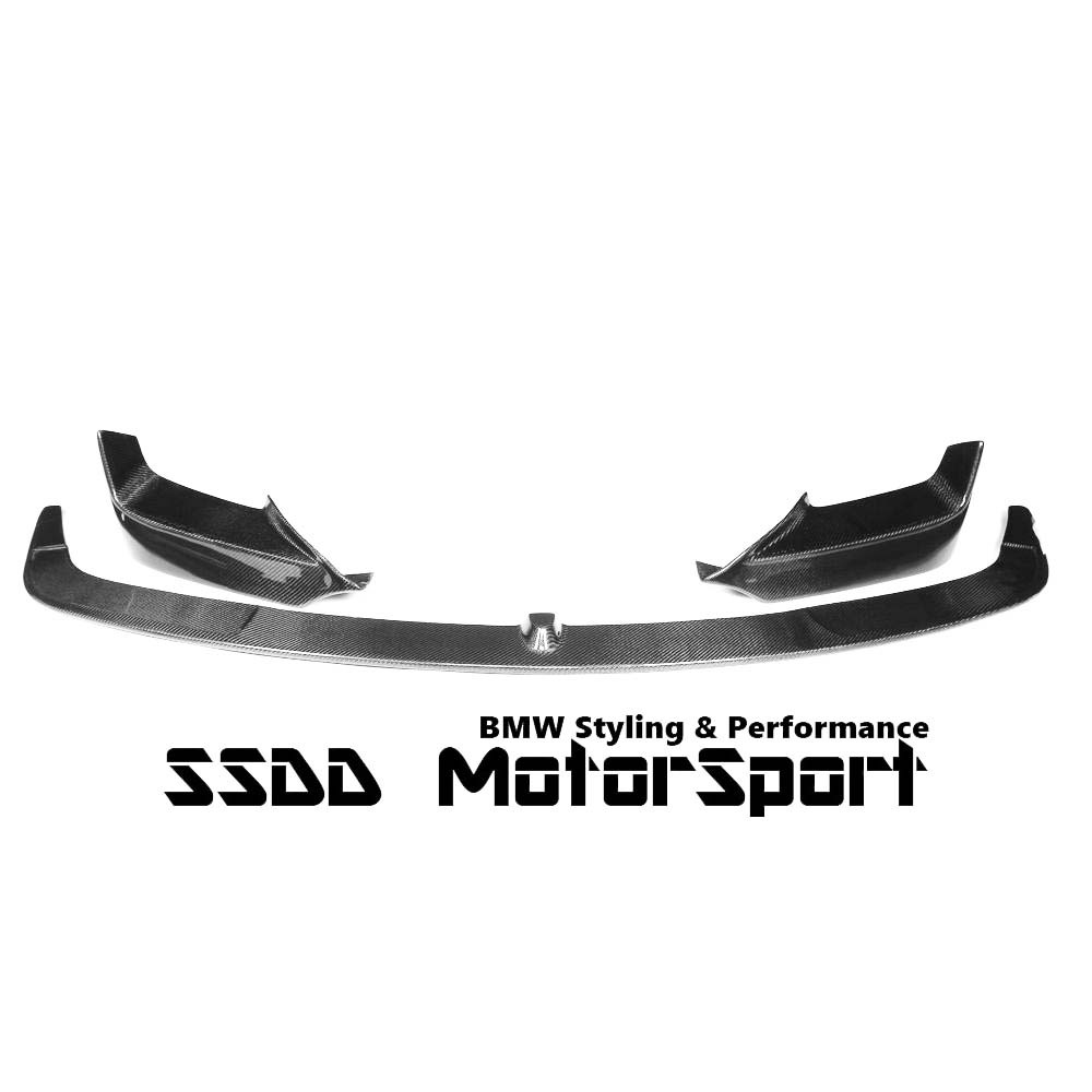 RENNESSIS Racing 3 Piece Carbon Fibre Front Splitter Set for F12 F13 ...