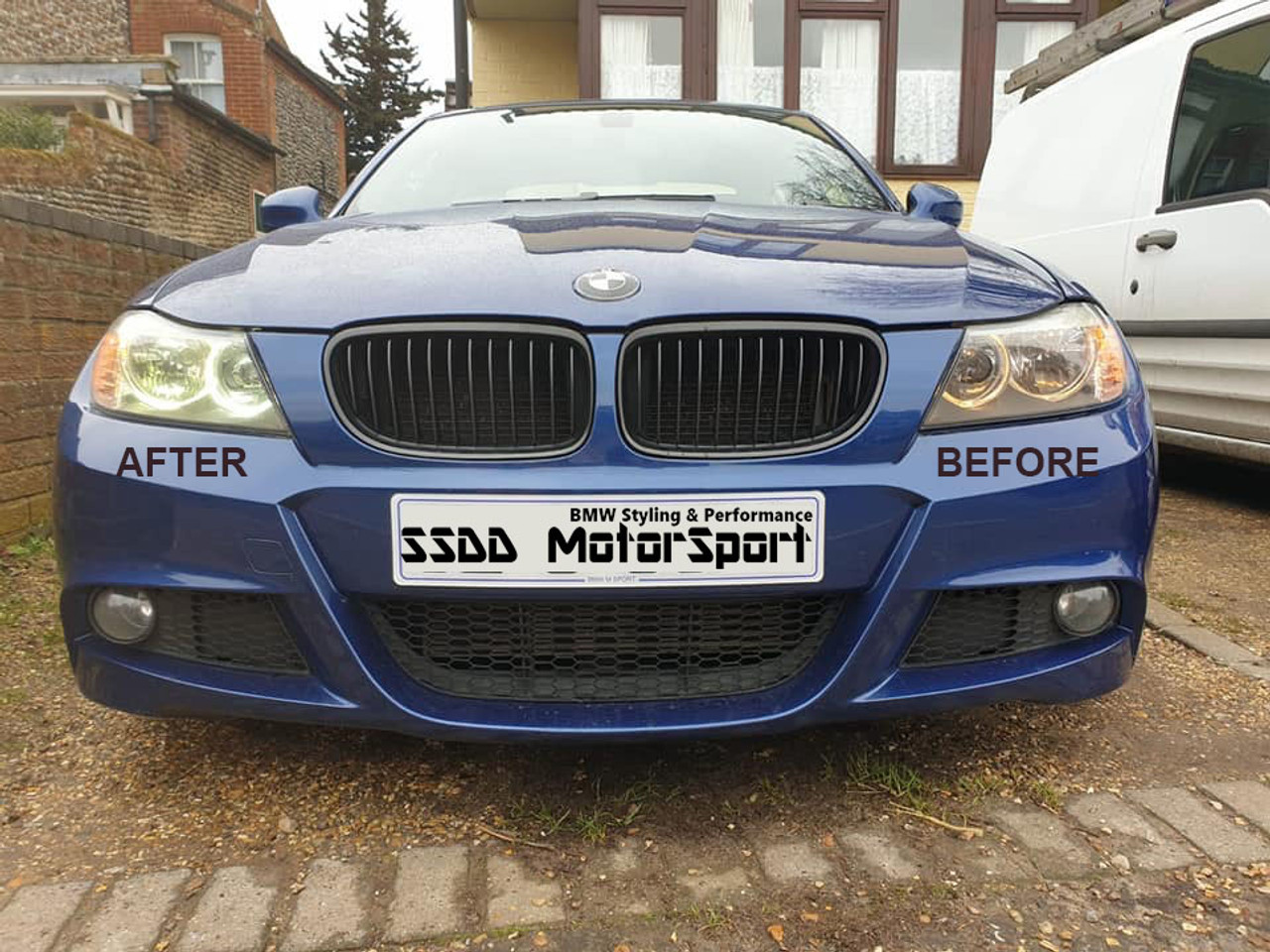 Bmw e90 angel eye headlights discount