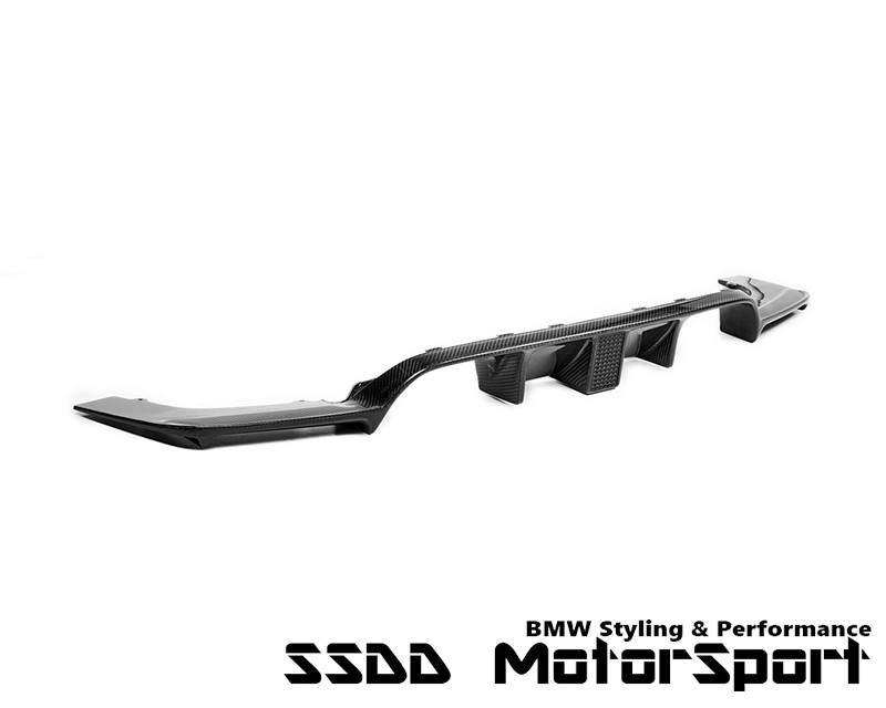 BMW F80 M3 F82 F83 M4 F1 LED Carbon Fibre Rear Diffuser