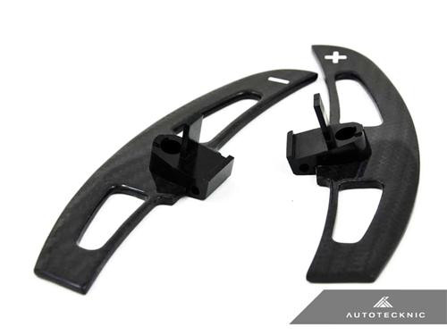 BMW E46 M3 Extended F1 SMG Shift Paddles Black Silver Carbon Fibre For Sale