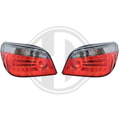 BMW E60 0307 LCI Facelift Style RED SMOKED LED Rear Lights SSDD