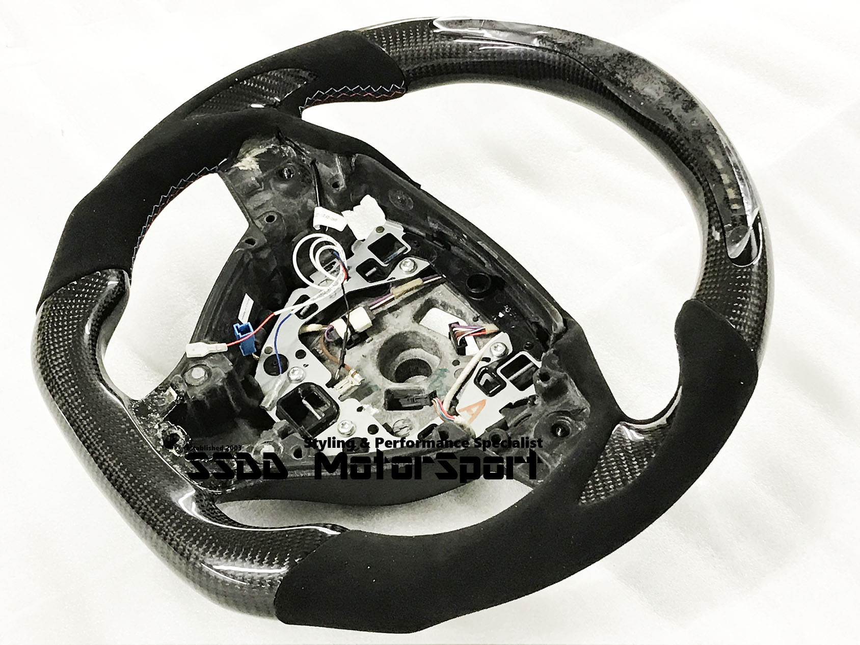 BMW F10 M5 PRELCI Flat Bottom Carbon LED Race Display Steering Wheel
