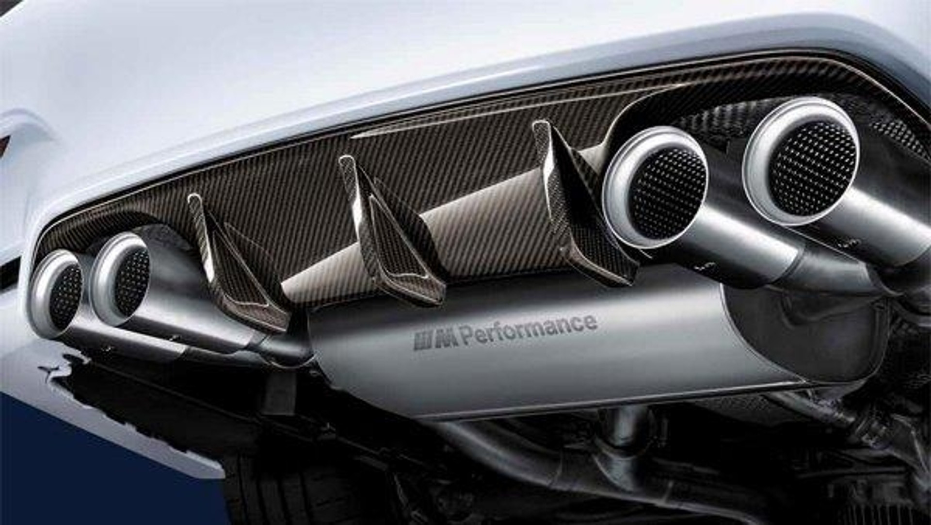 Genuine BMW M3 M4 M2 M Performance Carbon Exhaust Tips 18302468411