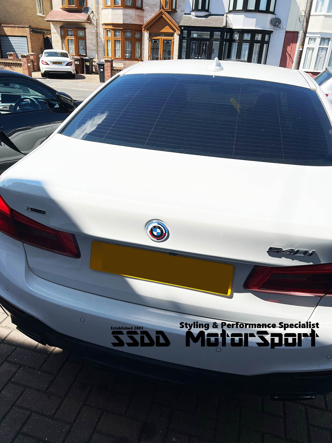 GENUINE BMW 50th YEARS M HERITAGE BONNET & BOOT BADGES EMBLEMS SET ...