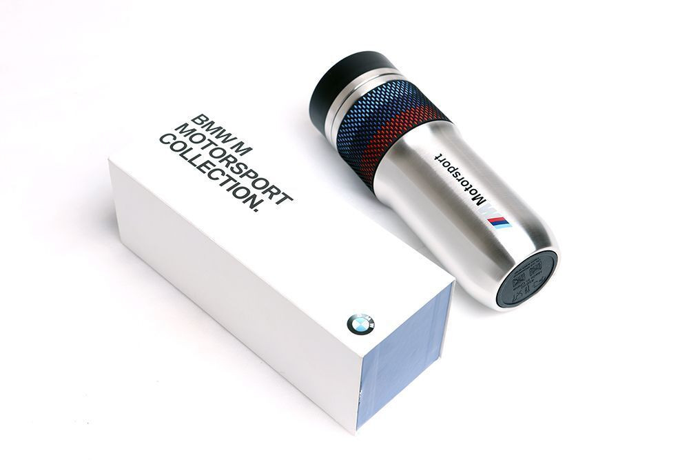 Genuine BMW M MotorSport Silver Thermal Insulated Travel Mug ...