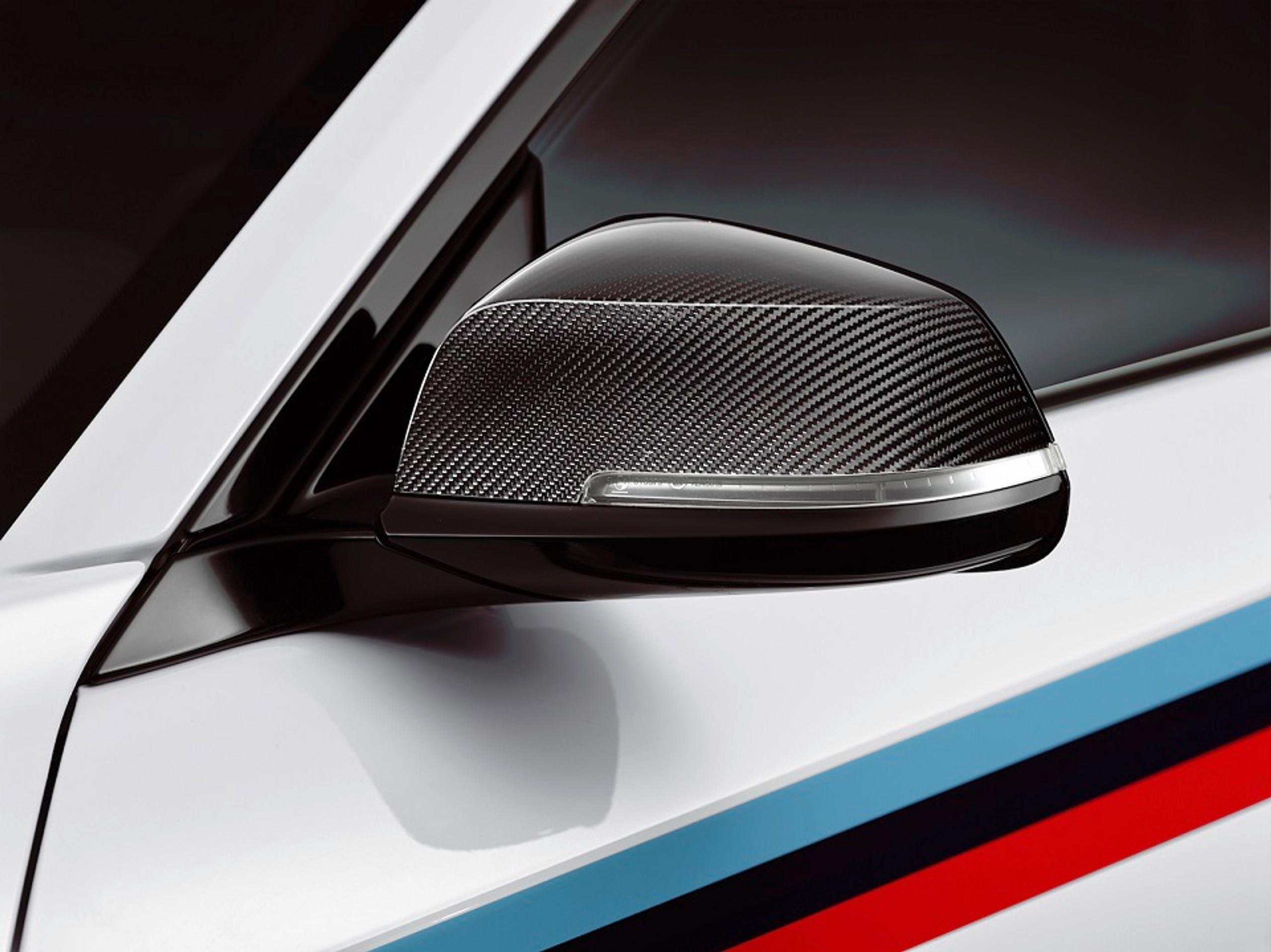 Genuine BMW F87 M2 MPerformance Carbon Fibre Mirror Caps 51162211904