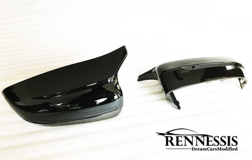 RENNESSIS M5 Look Carbon Fibre Replacement Mirror Covers for BMW G30 G31 5 Series (RHD UK)